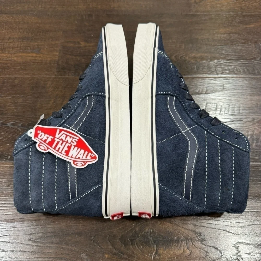 Vans‎ Sk8-Hi Hairy Suede Sky Captain Sneaker Size 8.5 Women